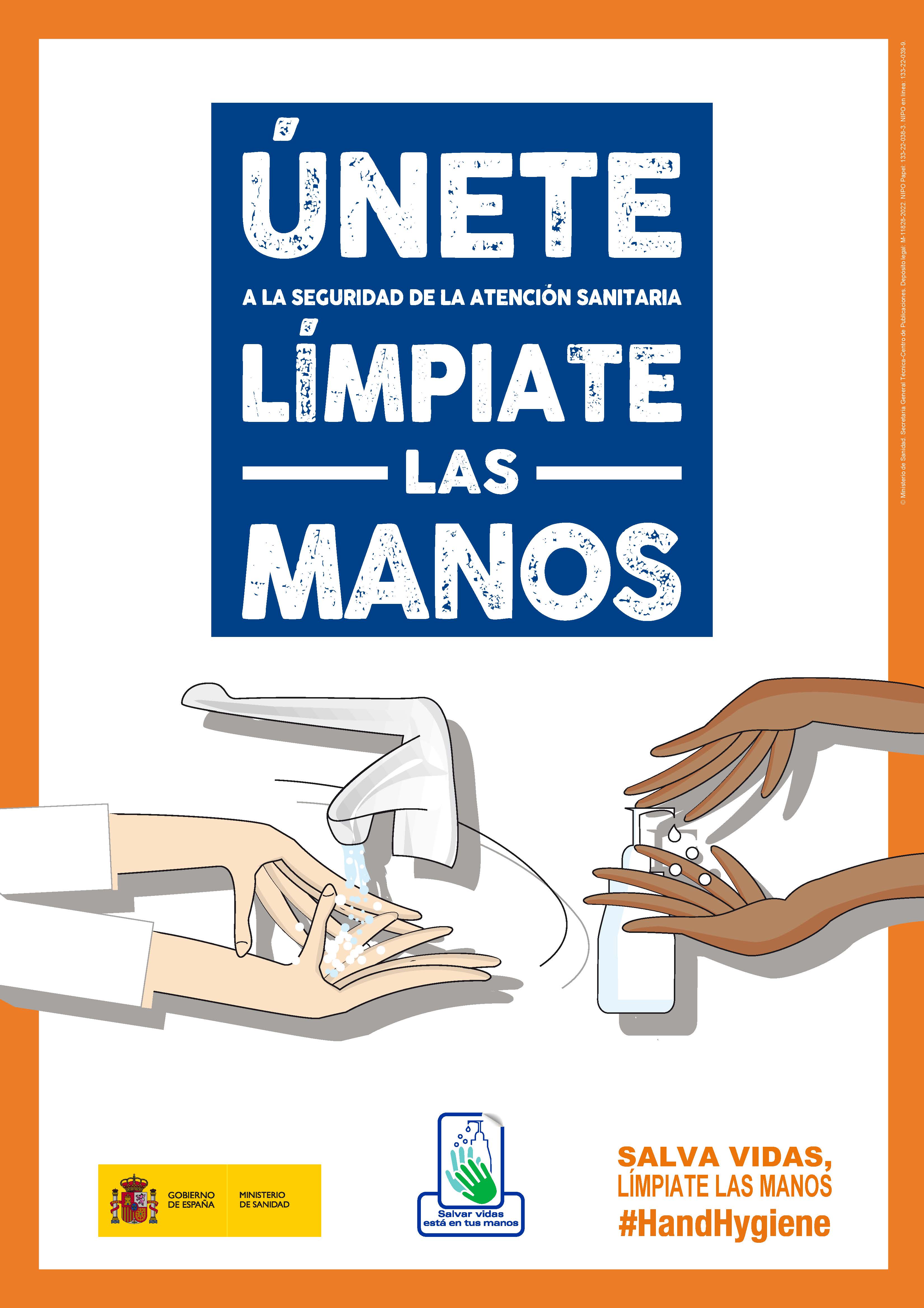 Cartel higiene de manos