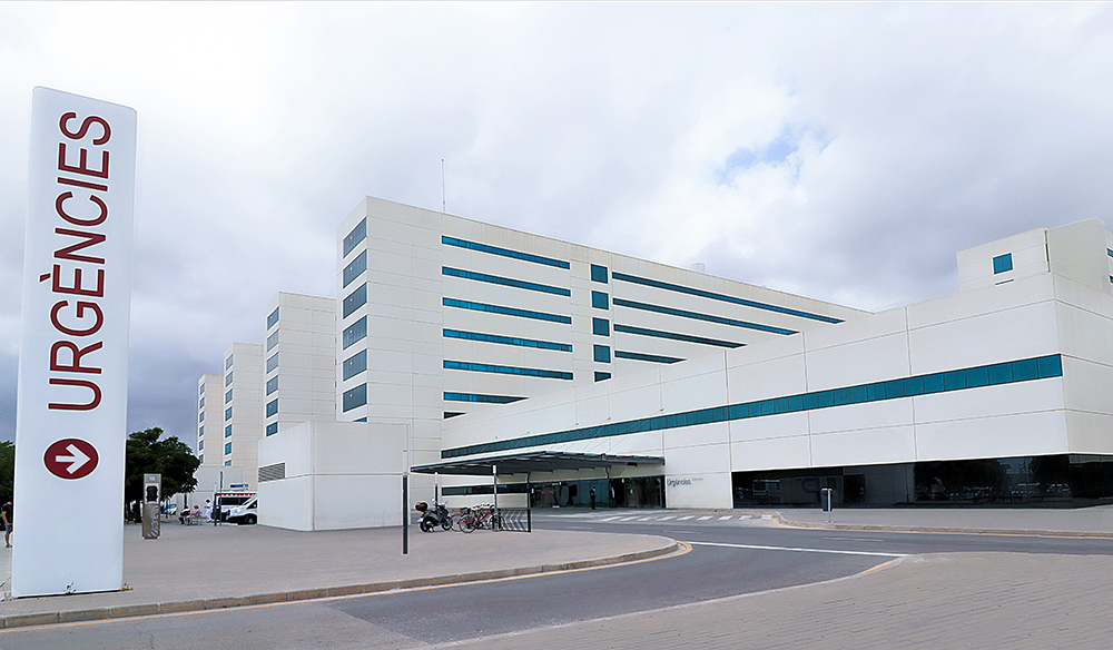 Fachada exterior Servicio de Urgencias Hospital La Fe