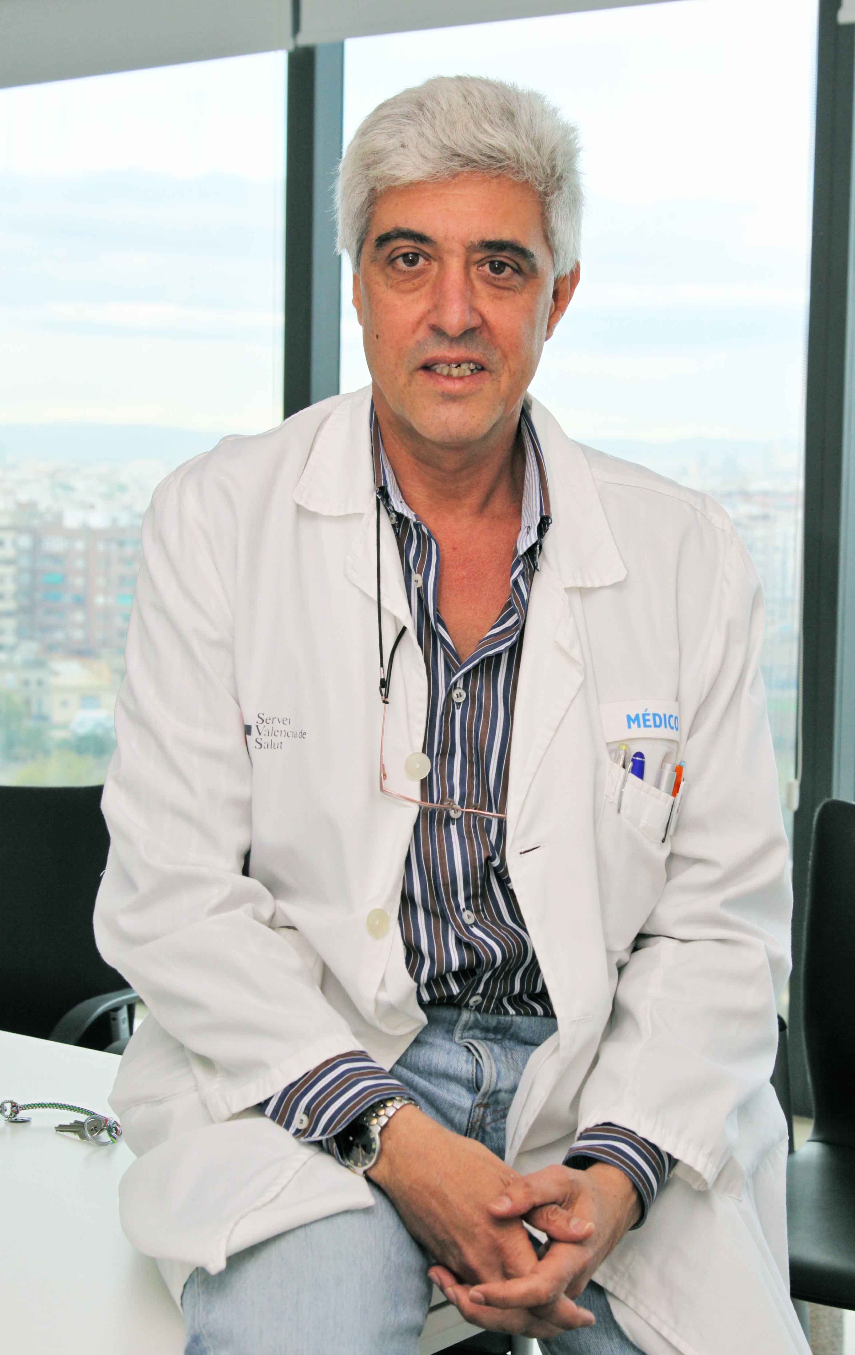 Dr. Guillermo Sanz, Jefe del Servicio de Hematología 