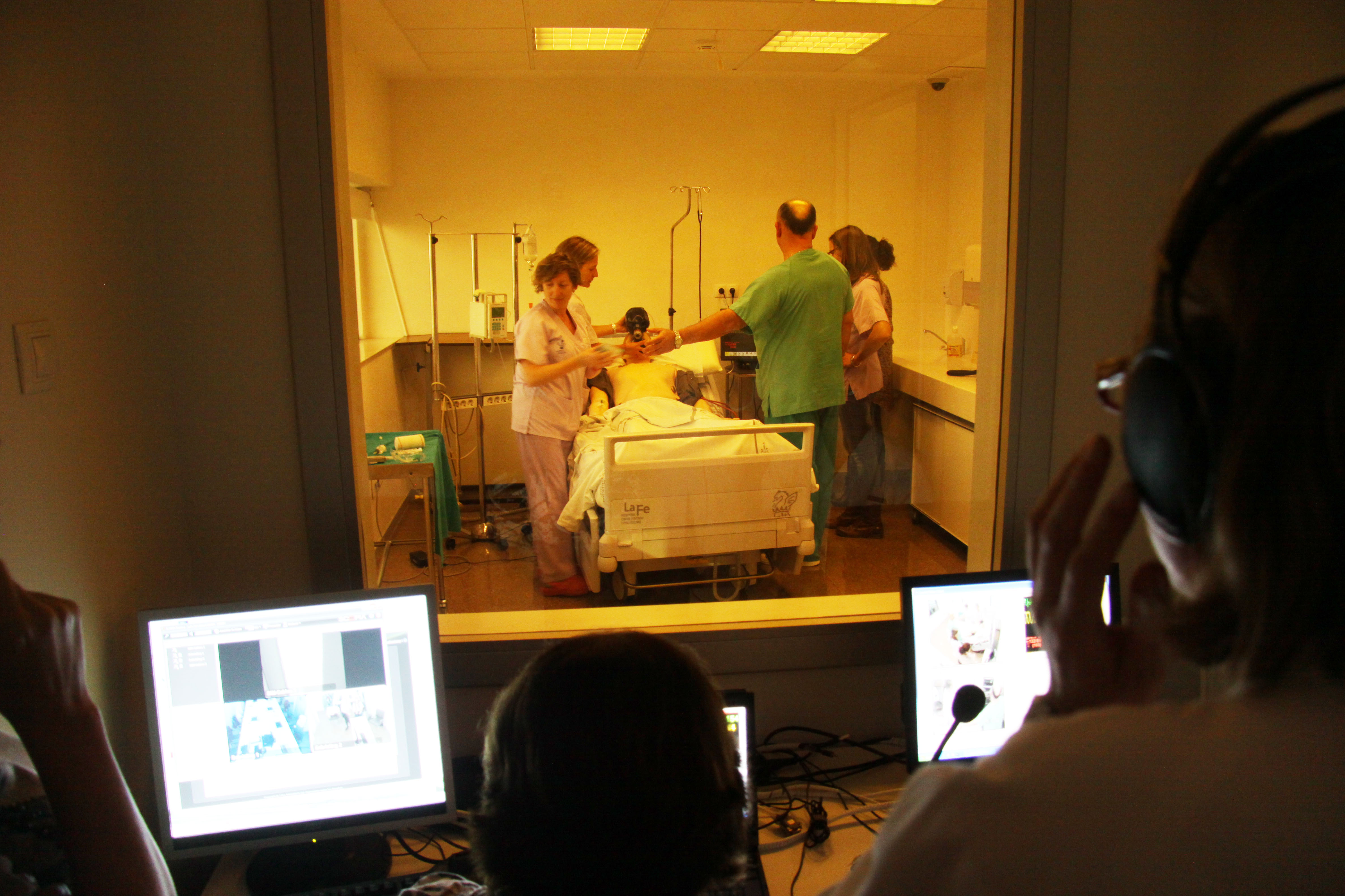 Simulación Robótica Hospital La Fe