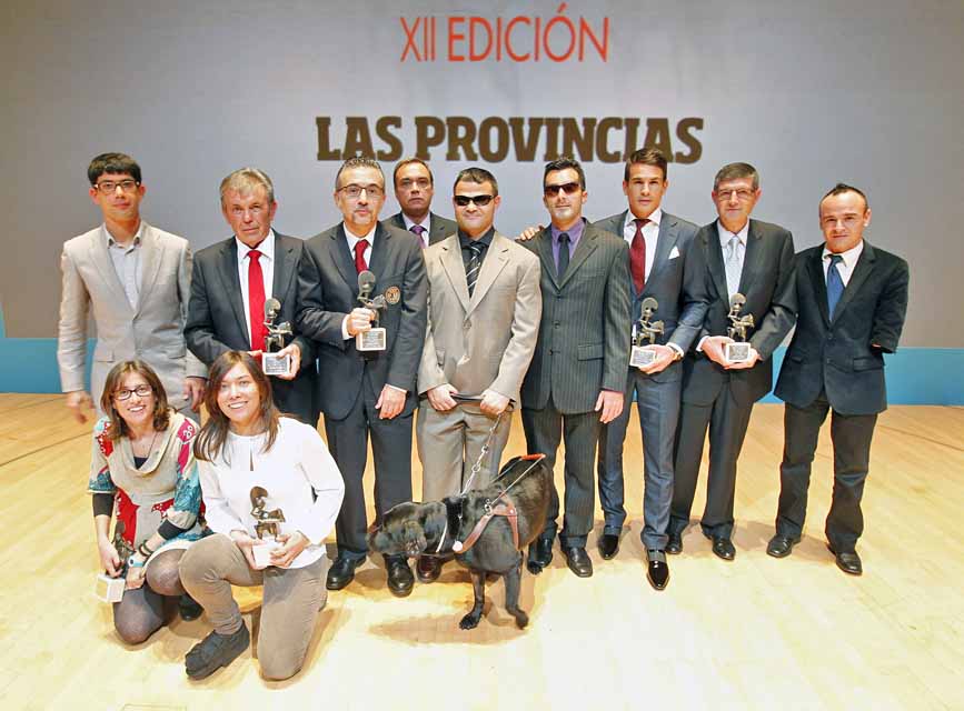 Todos los premiados de la gala Las Provincias