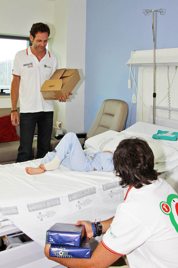 Entrega de regalos