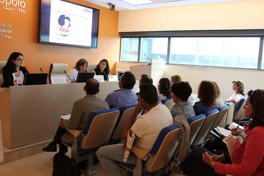 La doctora Pilar Nos durante su intervención