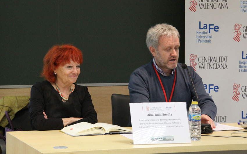 Julia Sevilla y Vicente Díez